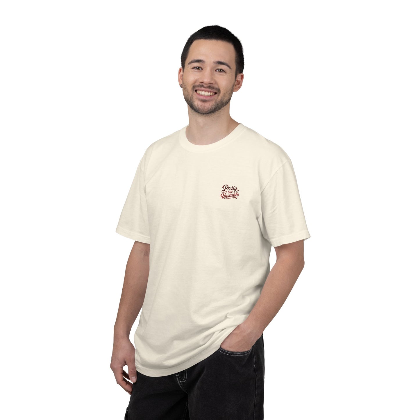 Palm Sunset Pocket Tee - 'Palm Paradise' Graphic T-Shirt