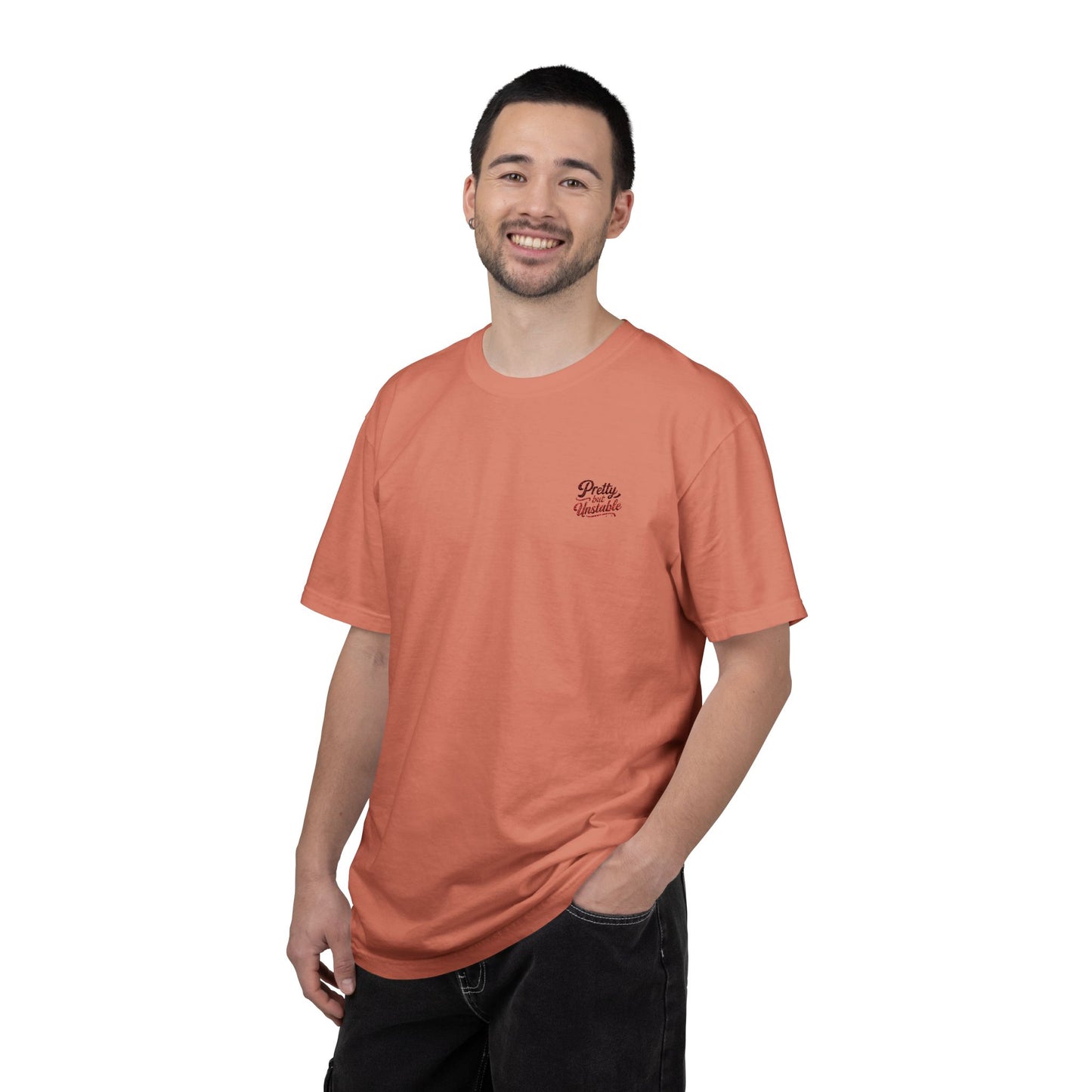 Palm Sunset Pocket Tee - 'Palm Paradise' Graphic T-Shirt